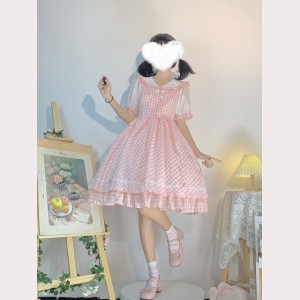 Japanese soft girl is Sweet Lolita Dress op (DJ67)